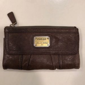 Leather Fossil Wallet